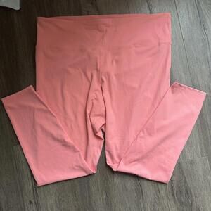 Gap Fit Studio High Rise Leggings Coral Xl